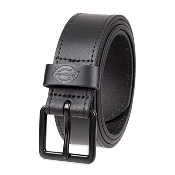 Dickies Belt Men's 3X 50-52 Black Casual Leather Grommet Style Belt NWT - Picture 1 of 6